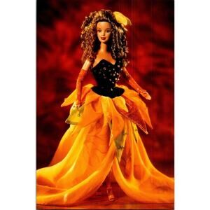 1998 Barbie Sunflower Doll American Postcard Co 5074 Mattel NOS